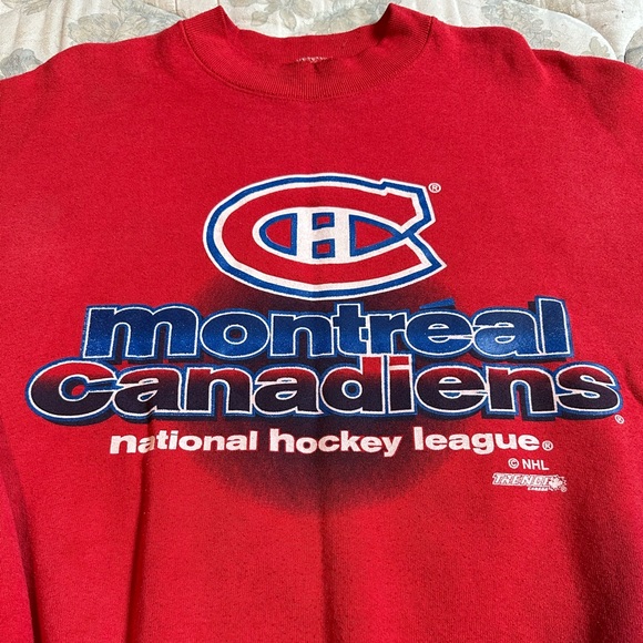 90s Montreal Canadians Fruit of the Loom Crewneck - Picture 2 of 5
